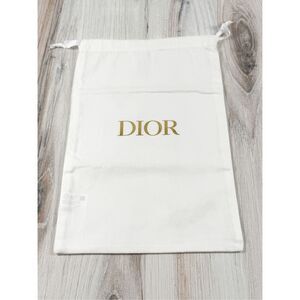 8.5” x 13”  DIOR White Dust Bag (Item# 0304)